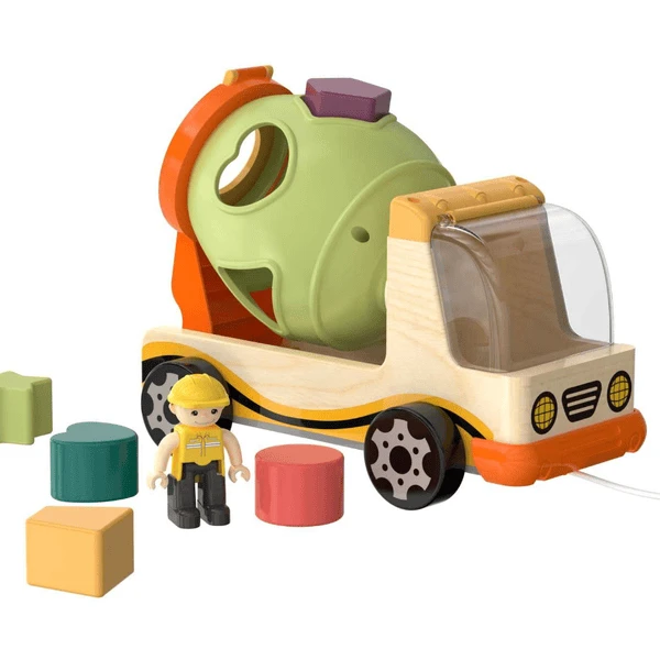 Top B Right Toys® Bouwvoertuig Met Vormleerspel 3 Top B Right Toys® Bouwvoertuig Met Vormleerspel - Afbeelding 3