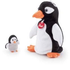 Trudi Marionetten Handpop Pinguïn Met Baby (Maat S) -Speelgoed Verkoop trudi marionetten handpop pinguin met baby maat s a368890 3