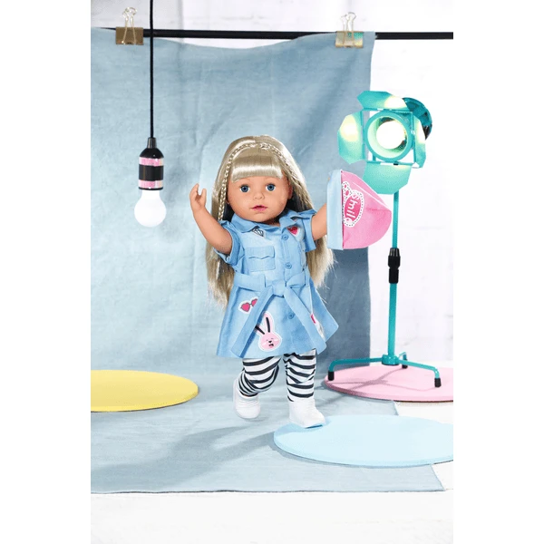 Zapf Creation BABY Born® Deluxe Jeans Jurk 43cm 5 Zapf Creation BABY Born® Deluxe Jeans Jurk 43cm - Afbeelding 5