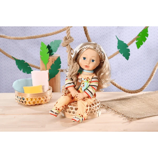 Zapf Creation Dolly Moda Romper Met Giraffe 43cm 2 Zapf Creation Dolly Moda Romper Met Giraffe 43cm - Afbeelding 2